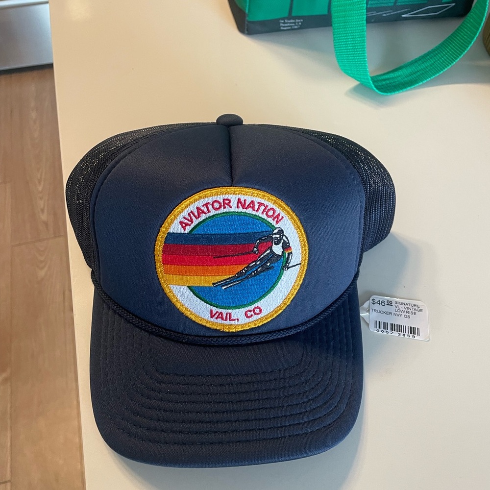Aviator Nation Navy Trucker Hat